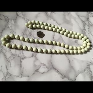 Vintage pale green beads